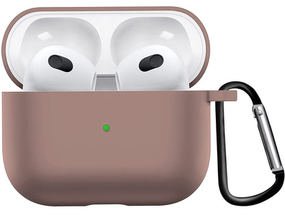 AirPods 3 Hoesje Siliconen Krasbestendig - Beige