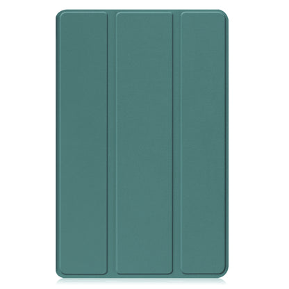 Samsung Galaxy Tab A9 Plus Hoesje Book Case - Donkergroen