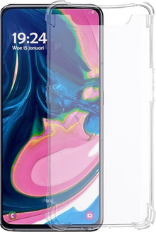 Samsung A80/A90 Hoesje Shockproof Backcover Siliconen - Transparant