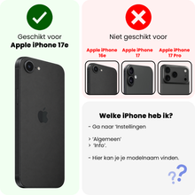 iPhone 17e Hoesje Geschikt voor Magsafe Backcover Shockproof - Transparant