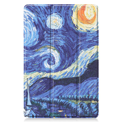 Samsung Galaxy Tab S8 Ultra Trifold Bookcase Hoes - Sterrenhemel