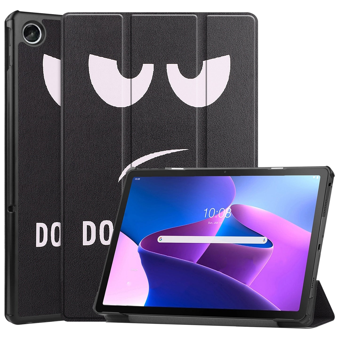 Lenovo Tab M10 Plus 3rd Gen Hoesje Book Case - Don't Touch Me