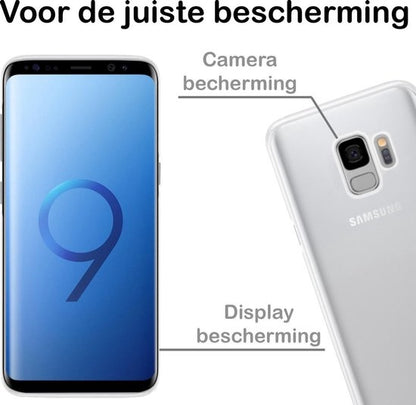Samsung S9 Hoesje Siliconen Backcover Lichtgewicht - Transparant