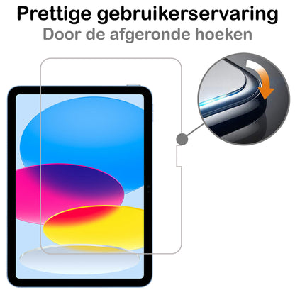 iPad 2022 / 2025 (A16) Screenprotector Gehard Glas - Anti-kras