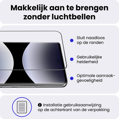 Xiaomi Redmi Note 14 Pro 5G Screenprotector Gehard Glas - Anti-kras