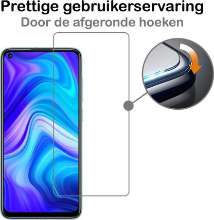 Xiaomi Redmi Note 9 Screenprotector Gehard Glas - Anti-kras
