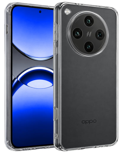 OPPO Find X8 Pro Hoesje Siliconen Backcover Lichtgewicht - Transparant