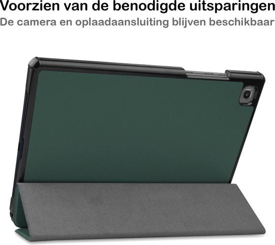 Samsung Galaxy Tab A7 Hoesje Book Case - Donkergroen