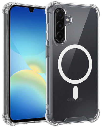 Samsung A26 Hoesje Geschikt voor Magsafe Backcover Shockproof - Transparant