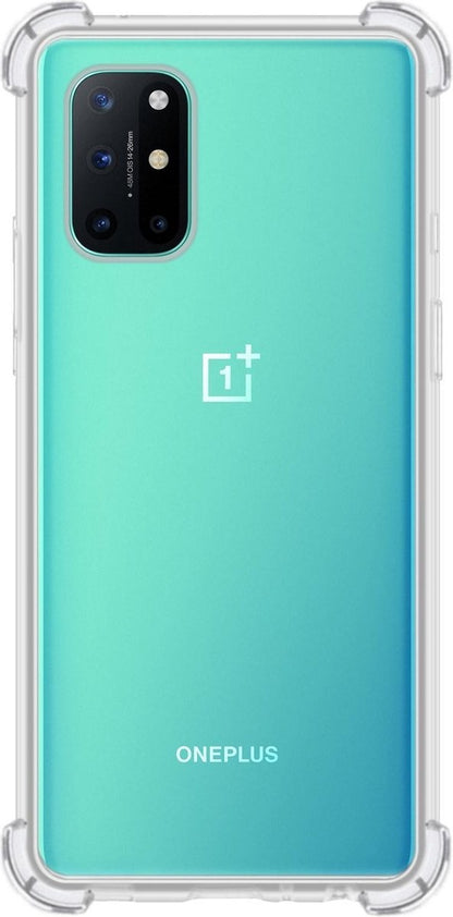 OnePlus 8T Hoesje Shockproof Backcover Siliconen - Transparant
