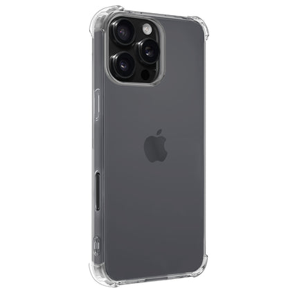 iPhone 16 Pro Hoesje Shockproof Backcover Siliconen - Transparant