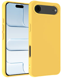 iPhone Air Hoesje Siliconen Backcover Lichtgewicht - Geel