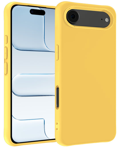 iPhone Air Hoesje Siliconen Backcover Lichtgewicht - Geel