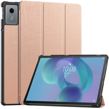 Lenovo Idea Tab Trifold Bookcase Hoes - Rosé goud