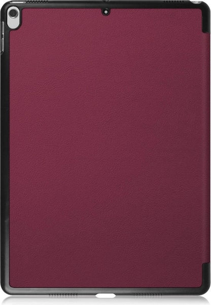 iPad Air 3 / Pro 10.5 (2017) Trifold Bookcase Hoes - Donkerrood