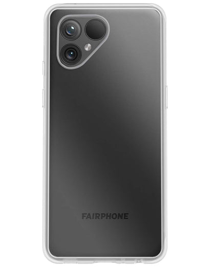 Fairphone 5 Hoesje Siliconen Backcover Lichtgewicht - Transparant