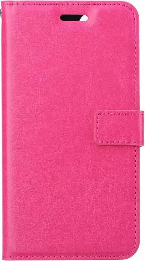 iPhone 11 Pro Hoesje Book Case Kunstleer - Donkerroze