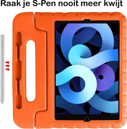 iPad Air 2020 Hoesje Kids Cover Bumper - Oranje