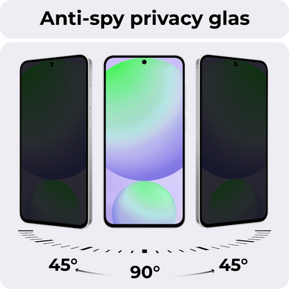Samsung S24 FE Screenprotector Gehard Glas - Privacy