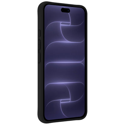 iPhone 18 Pro Max Hoesje Siliconen Backcover Lichtgewicht - Zwart