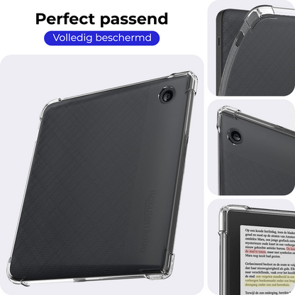 Kobo Libra Colour Hoesje Siliconen Backcover Lichtgewicht - Transparant