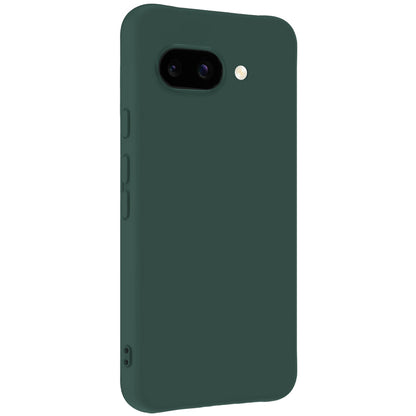 Google Pixel 9a Hoesje Siliconen Backcover Lichtgewicht - Donkergroen