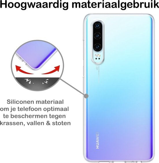 Huawei P30 Hoesje Siliconen - Transparant