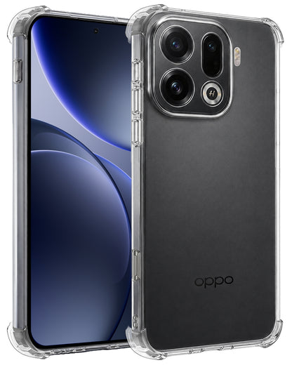 OPPO Find X9 Pro Hoesje Shockproof Backcover Siliconen - Transparant
