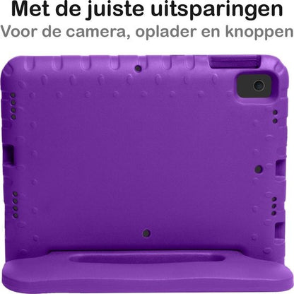 iPad 10.2 2019/2020 Kinderhoes Shockabsorberend Foam - Paars