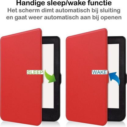 Kobo Nia Bookcase Hoes Shockabsorberend - Rood