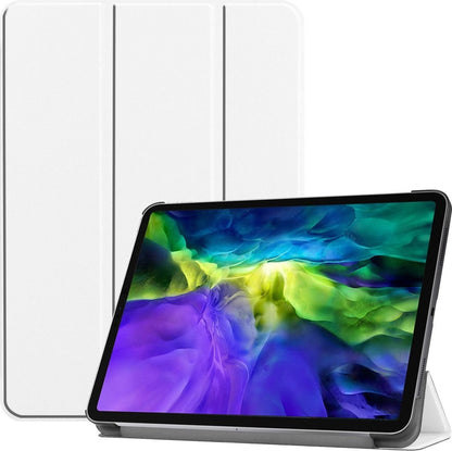 iPad Pro 2020 (11 inch) Trifold Bookcase Hoes - Wit