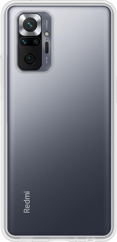 Xiaomi Redmi Note 10 Pro Hoesje Siliconen Backcover Lichtgewicht - Transparant