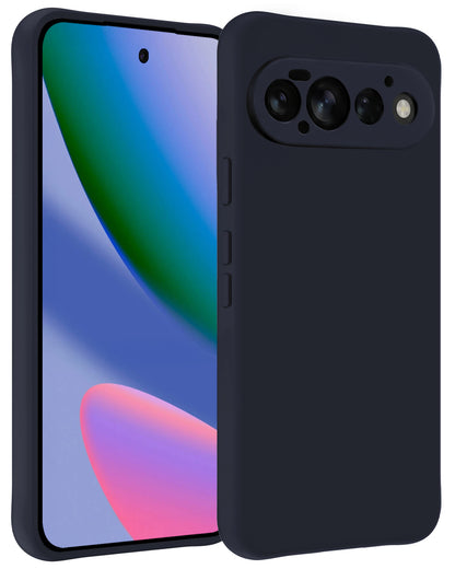 Google Pixel 11 Pro Hoesje Siliconen Backcover Lichtgewicht - Donkerblauw