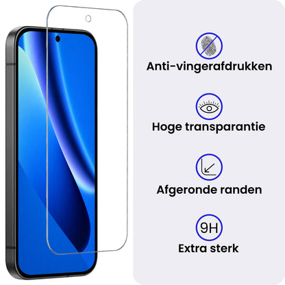 Google Pixel 10a Screenprotector Gehard Glas - Anti-kras