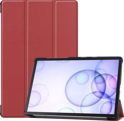 Samsung Galaxy Tab S6 Hoesje Book Case - Donkerrood