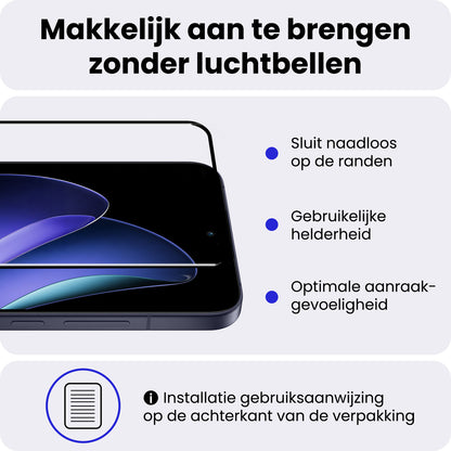 OPPO Reno 13 Pro Screenprotector Gehard Glas - Full Screen