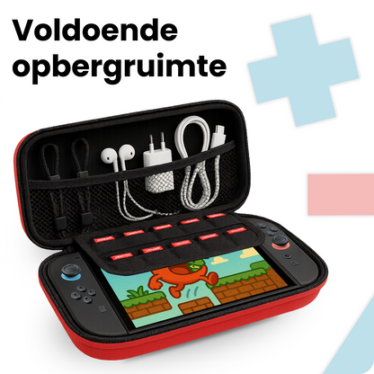Nintendo Switch 2 Hard Cover Hoes met Koord - Rood