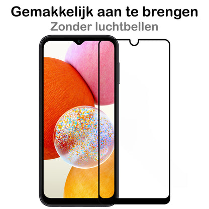 Samsung A14 Screenprotector Gehard Glas - Full Screen