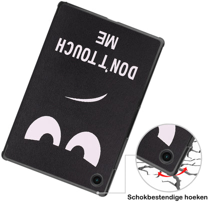 Samsung Galaxy Tab A8 Trifold Bookcase Hoes - Don't Touch Me