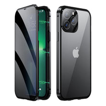 iPhone 12 Pro Max Hoesje Magneet Hard Case Shockproof - Zwart