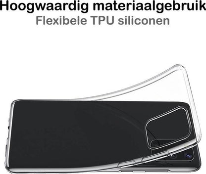 Samsung S20 Hoesje Siliconen Backcover Lichtgewicht - Transparant