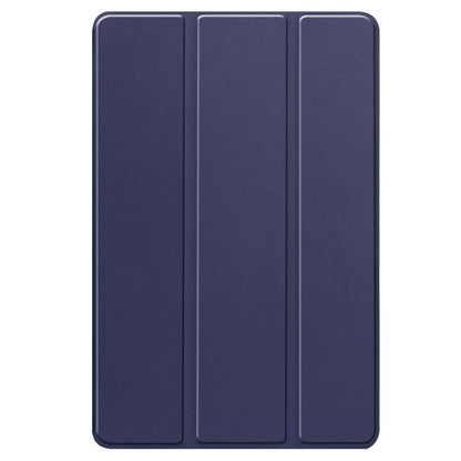 Lenovo Tab P12 Trifold Bookcase Hoes met Penhouder Lenovo Pen - Donkerblauw