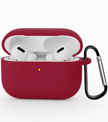 AirPods Pro 3 Hoesje Siliconen Krasbestendig - Wijnrood