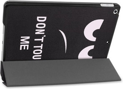 iPad 10.2 2019 Trifold Bookcase Hoes - Don't Touch Me