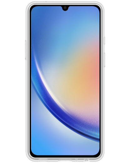 Samsung A34 Hoesje Siliconen Backcover Lichtgewicht - Transparant