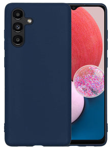 Samsung A13 5G Hoesje Siliconen Backcover Lichtgewicht - Donkerblauw