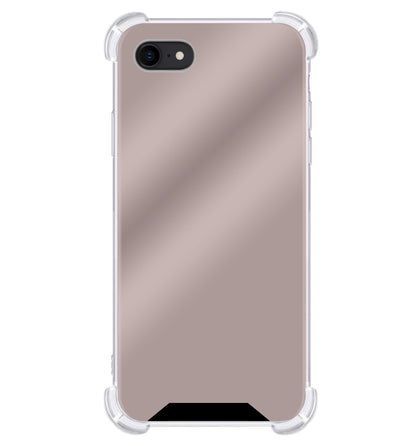 iPhone SE 2022 Hoesje Shockproof Backcover Siliconen - Rosé goud