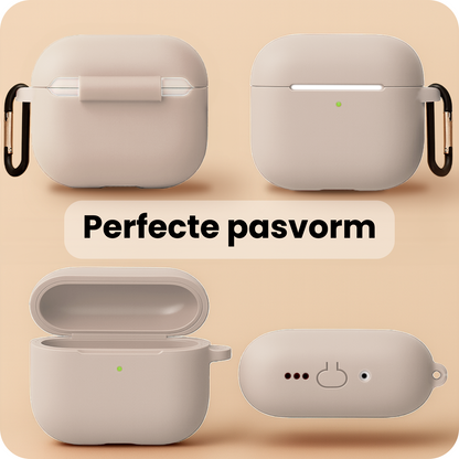 AirPods Pro 3 Hoesje Siliconen Krasbestendig - Zand