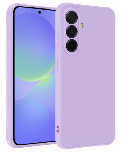 Samsung A36 Hoesje Siliconen Backcover Lichtgewicht - Lila