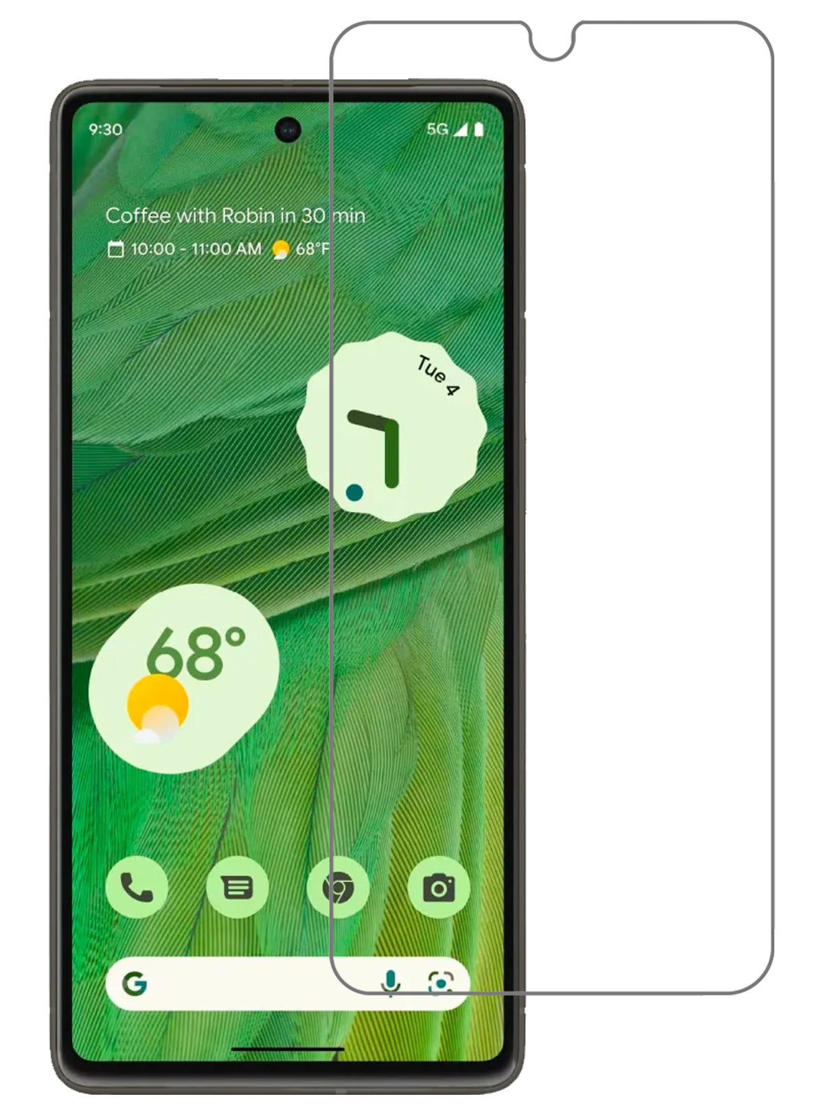 Google Pixel 7 Screenprotector Tempered Glass